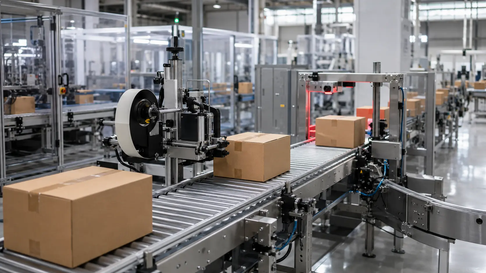 Роботизированная линия и конвейеры